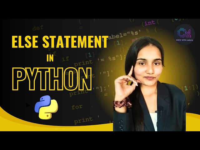 Day 22 | Python else Statement for Machine Learning, Data Science & Analytics