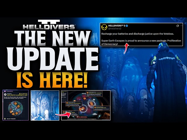 Helldivers 2 HUGE UPDATE! New Missions & Biomes Live Now!
