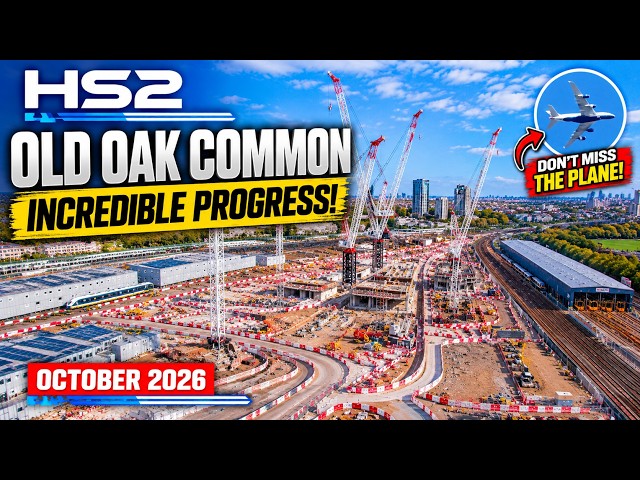HS2 Old Oak Common | Incredible Progress at London's New Mega Station!