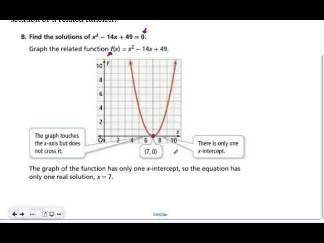 Algebra 9-1: Solving Quadratic Equations Using Graphs and Tables