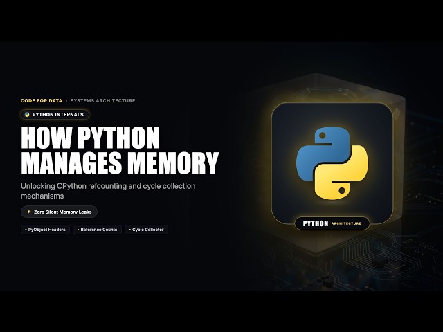 How Python Manages Memory | Code For Data
