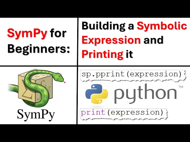 SymPy for Beginners: Building a Symbolic Expression and Printing it