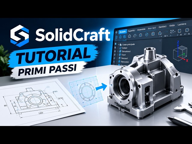 SOLIDCRAFT Tutorial: Complete Guide to 3D CAD Modeling for Beginners
