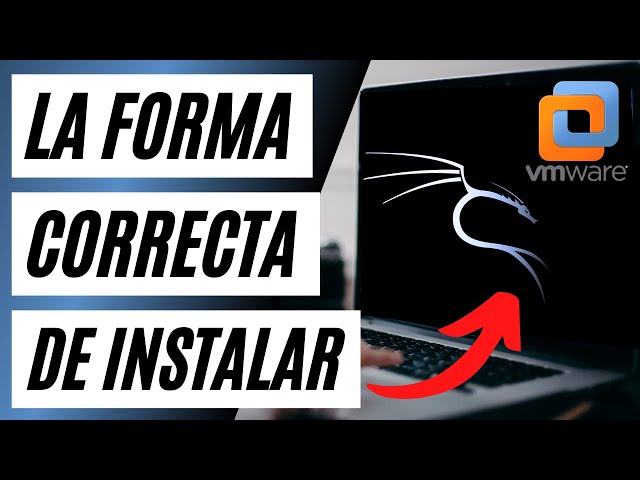 INSTALL KALI LINUX AND VMWARE