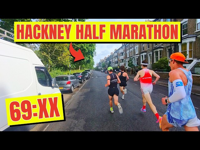 Hackney Half Marathon ft Nick Bester and Ben is Running! Sub 70?!