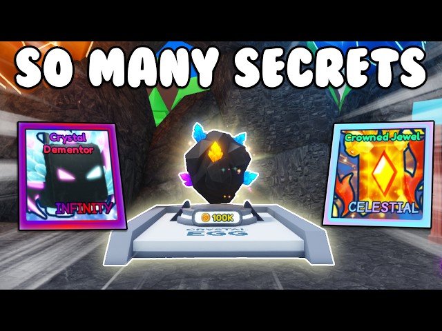 I Hatched SECRETS From The CRYSTAL EGG In BUBBLE GUM SIMULATOR INFINITY! | BGSI