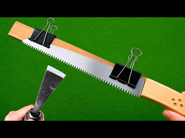 How to Sharpen a Saw Blade to Razor Sharpness in 1 Minute! A Carpenter's Secret.