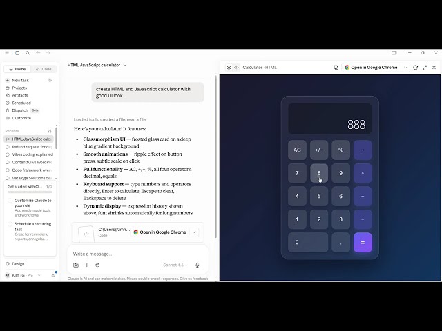 Building a Sleek Calculator with HTML & JavaScript | Glassmorphism UI