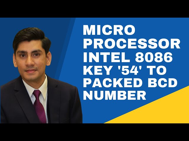 Key to Packed BCD Number | Packed Unpacked BCD Conversion 8086 | Assembly Language  Urdu Hindi