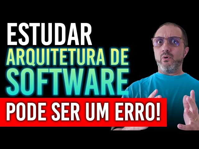 STUDYING SOFTWARE ARCHITECTURE MIGHT BE A MISTAKE