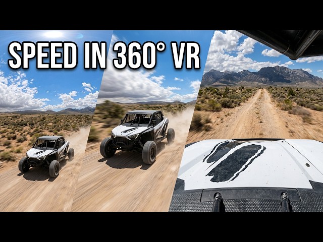 360° VR Speed UTV Up to Spring Mountain Loop in Action Last