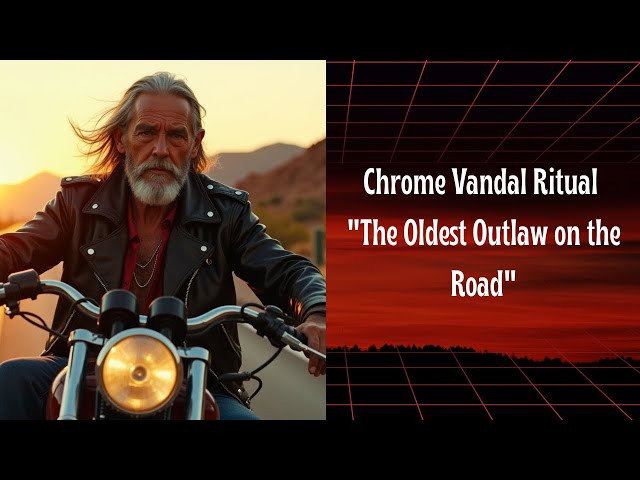 Chrome Vandal Ritual " The Oldest Outlaw on the Road" #biker #music #rock