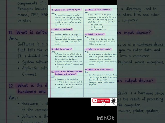 Top 8 Computer Questions & Answers 💻 | Computer GK for Beginners part 2 #shorts