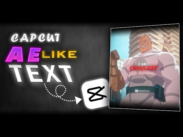 AE-Style Text in CAPCUT PC (TEXT TUTORIAL FOR CAPCUT)