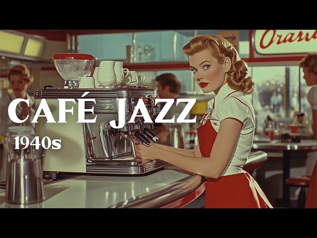 Café Retro Tienda Jazz | Música de jazz suave y cálida de los años 40 para un día acogedor
