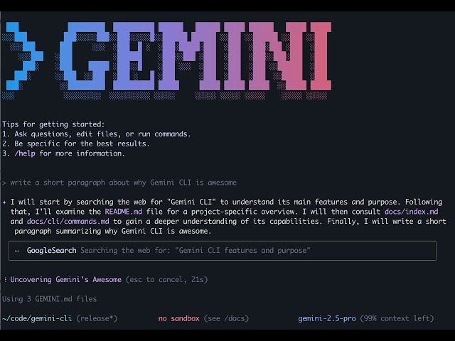 Codecasts with Gemini CLI