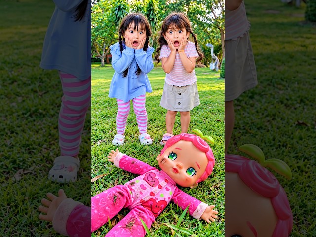 🌈✨🐻😱🧸 Oh No! The Doll Got Hurt! | Mata & Haru Learn to Share