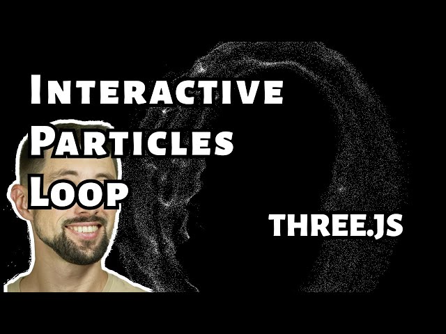 Interactive particles loop with #three.js