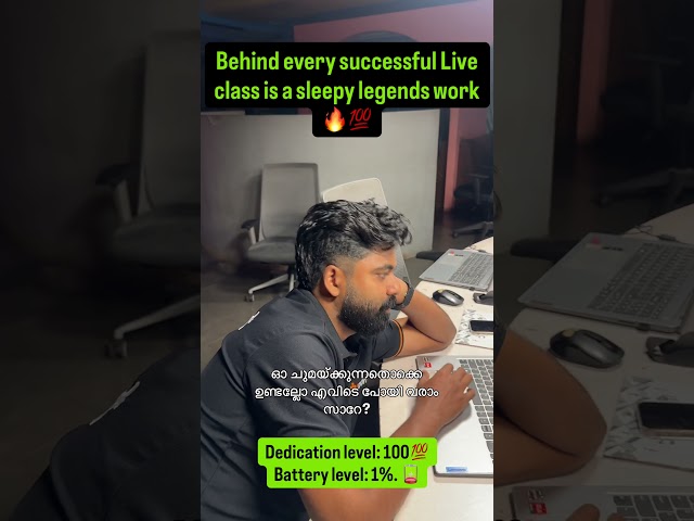 Dedication Level :💯Battery : 1% 🪫Sleep is Coming, Still Working.....that is dedication!🔥💯
