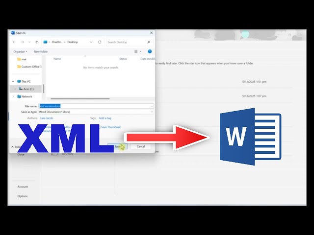 How to Convert an XML File to Microsoft Word (Tutorial)