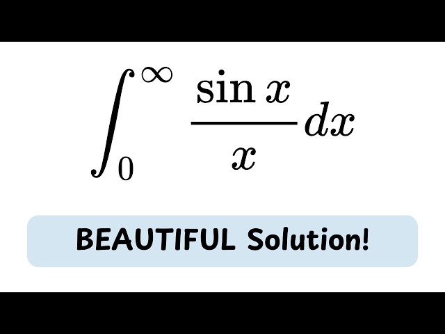Resolviendo la integral de Dirichlet