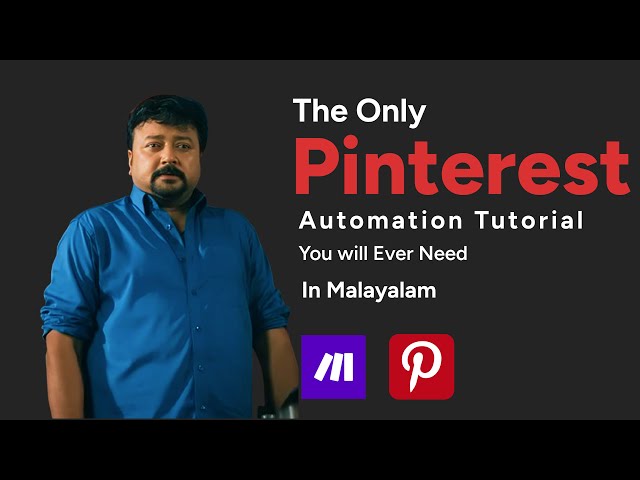 Pinterest Automation FREE with Make.com | Malayalam Tutorial | Aswin mv