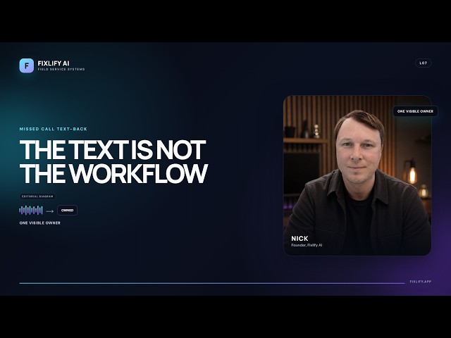 Missed Call Text Back: Build the Workflow, Not Just the Message