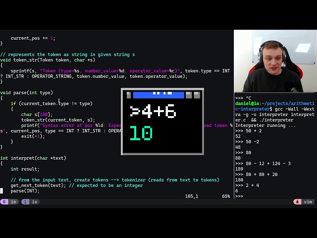 Coding an Interpreter in C from Scratch