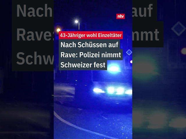 Nach Schüssen auf Rave: Polizei nimmt Schweizer fest | #ntv