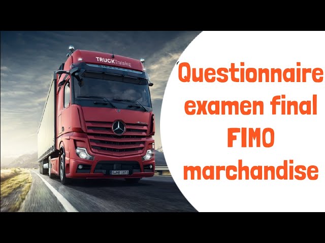 Fimo merchandise exam questionnaire (MCQ): final theoretical exam assessment of Fimo merchandise