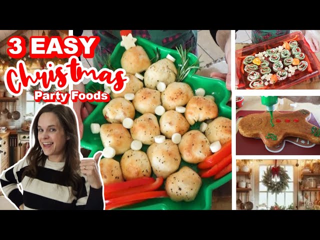 😲Need a Quick Christmas Dish? 🤶 3 Quick & Easy Party Recipes Everyone Will LOVE! 🎄