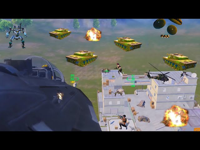 Jet vs Tank & Helicopter Battle | PUBG Mobile Payload 3.3