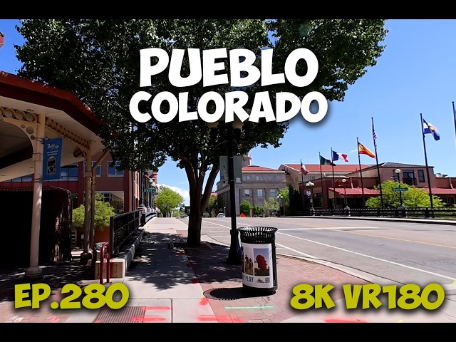 Ep.280 Pueblo Colorado – From River Crossing to Steel City and Regional Hub 8K VR180 3D Travel