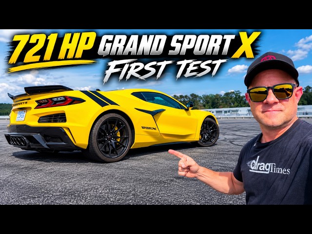 FIRST TEST * 721 HP Corvette Grand Sport X vs Grand Sport 0-60 MPH * Track Time with JR Hildebrand