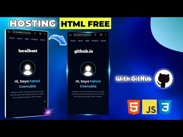 CARA HOSTING HTML MENGGUNAKAN GITHUB PAGES || HTML HOSTING TUTORIAL WITH GITHUB