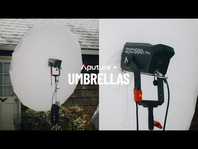 Use Aputure Lights with Umbrella Modifiers (This Easy)
