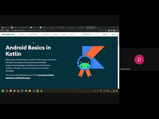 Introduction to Kotlin Android Studio By  Dipesh Joshi