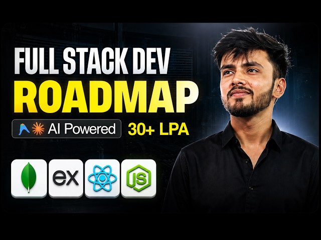 How to Become a Job Ready Full Stack Developer in 2026 🚀 | Complete AI Powered Roadmap