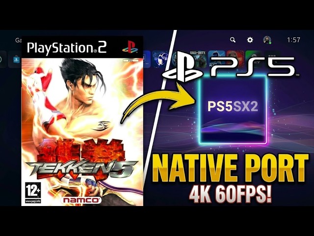How to Run PS2 Emulated Games(Natively) on PS5 Jailbreak | PS5SX2 Setup | Tutorial | Fix