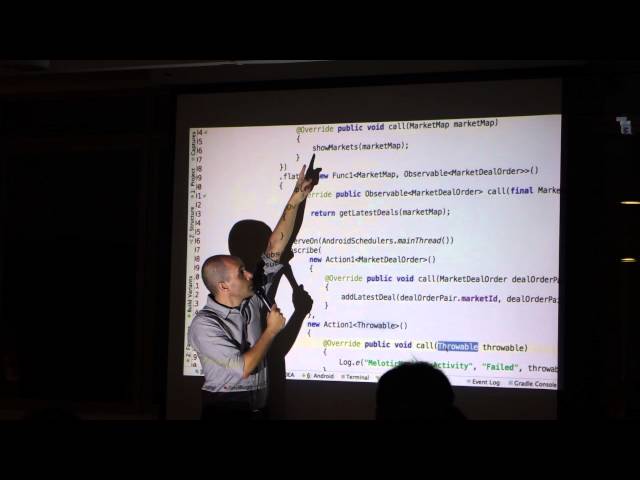 Introduction to RxJava, with code examples by Xavier Lepretre - SG Android Developers 05/2015 Part 2