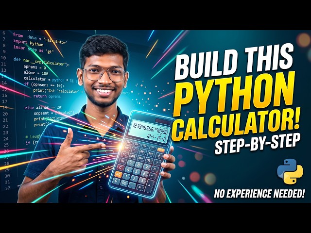 Want to Learn Python? Build This Simple Calculator!