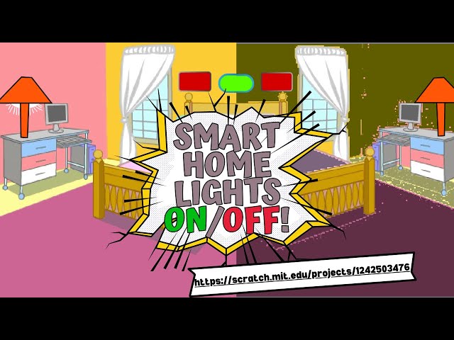 Smart Home Lights Project in Scratch | Easy ON & OFF Button Tutorial for Kids (Step-by-Step)