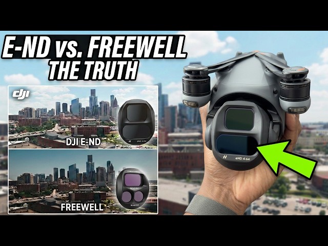 DJI Mavic 4 Pro Aerial Test: Electronic ND vs. Freewell Filters