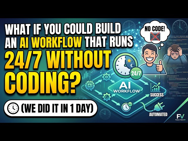 What If You Could Build an AI Workflow That Runs 247 Without Coding We Did It in 1 Day
