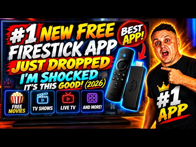 🔥 #1 NEW FREE Firestick App JUST DROPPED — I’M SHOCKED IT’S THIS GOOD! (2026)