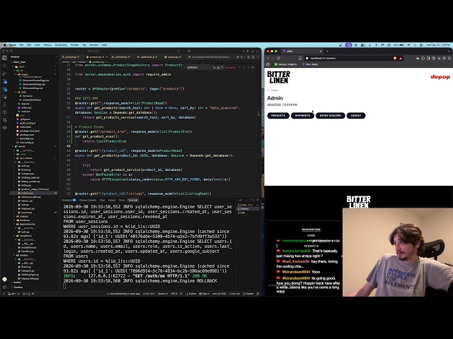 Fullstack Programming - React &  Python + FastAPI, Pydantic, SQLAlchemy (PostgreSQL)  | 09-30-2026