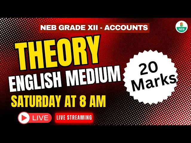 Important Theory Questions in English Medium || All Chapter Covered || Class 12 NEB || @EdusoftNEB​
