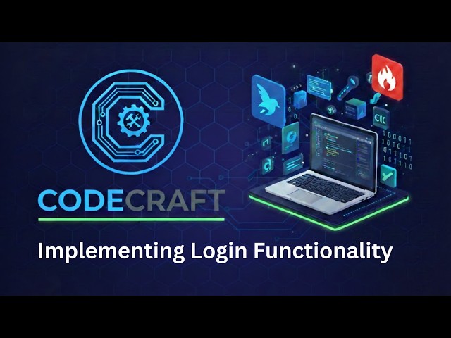 Flutter & Firebase Chat App 🚀 Implement Login with Firebase Authentication | CodeCraft (part 30)