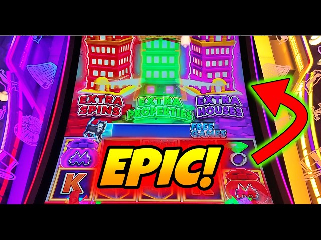🚨 NO WAY!! *TWO* bonuses in a bonus on Monopoly Big Board Bucks! @DelawareParkCasino