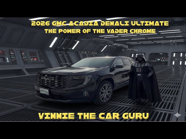 VADER CHROME!!! 2026 GMC ACADIA DENALI ULTIMATED